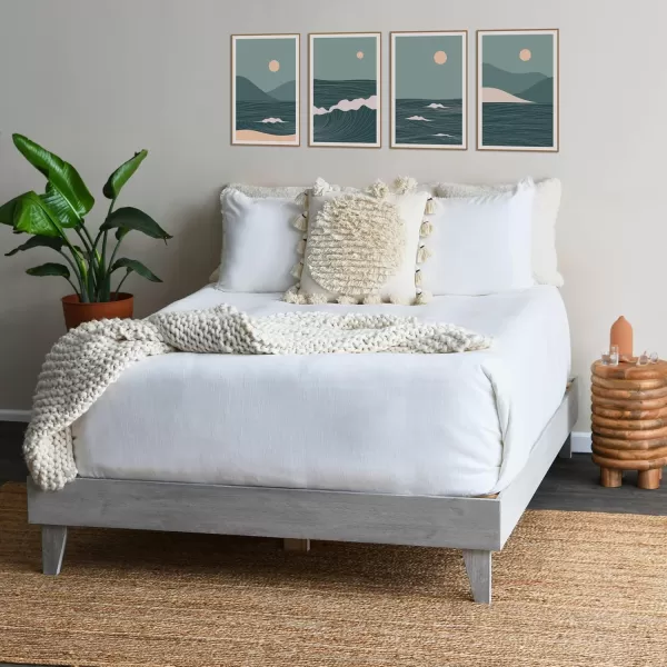 Creative CoOp Dossier VintageInspired Solid Wood Flat top for use Natural Finish StoolEnd TableNatural