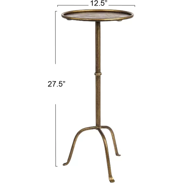 Creative CoOp Metal Martini TableAntique Brass