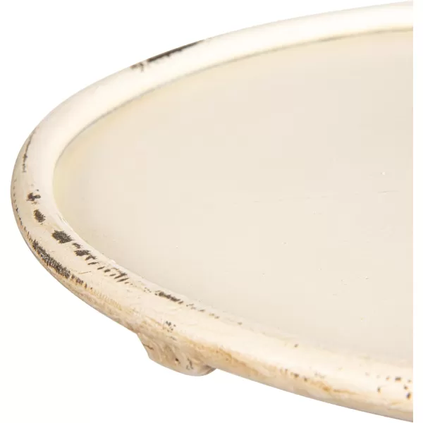 Creative CoOp Metal Martini TableAntique White