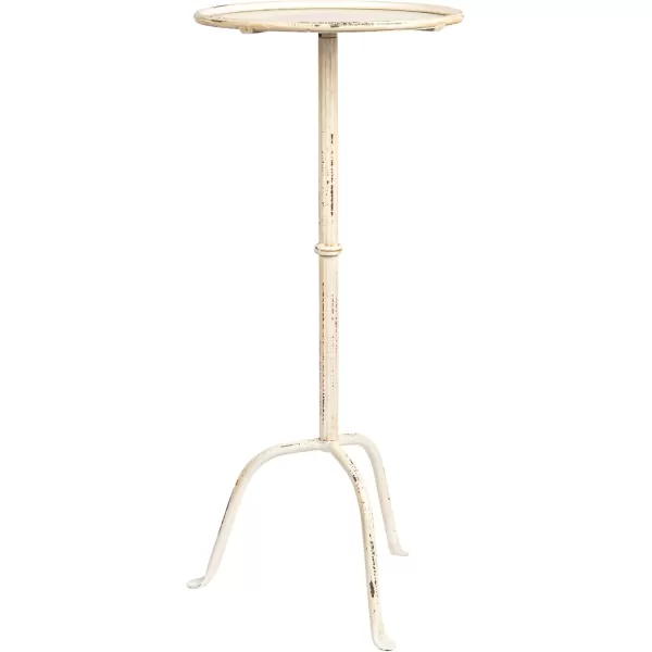 Creative CoOp Metal Martini TableAntique White