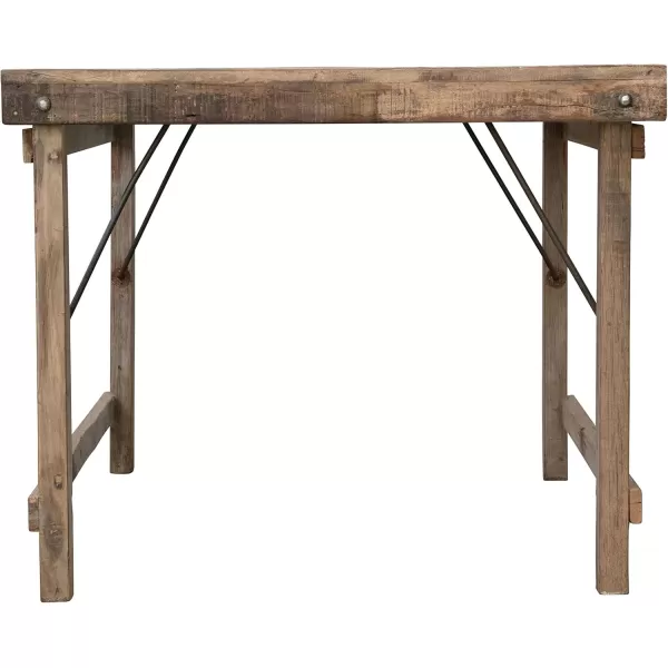 Creative CoOp Reclaimed Wood Folding Table Natural