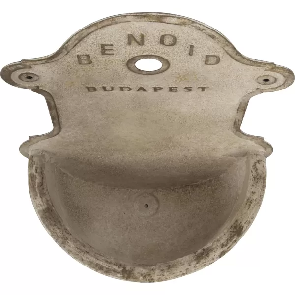 Creative CoOp Reproduction of Vintage Iron Wall Water FountainDistressed Cream
