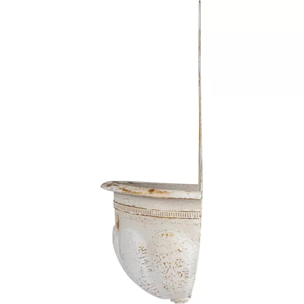 Creative CoOp Reproduction of Vintage Iron Wall Water FountainWhite