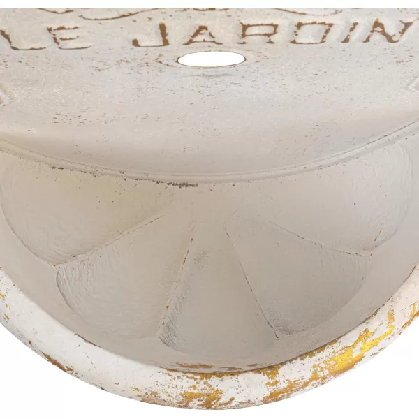 Creative CoOp Reproduction of Vintage Iron Wall Water FountainWhite