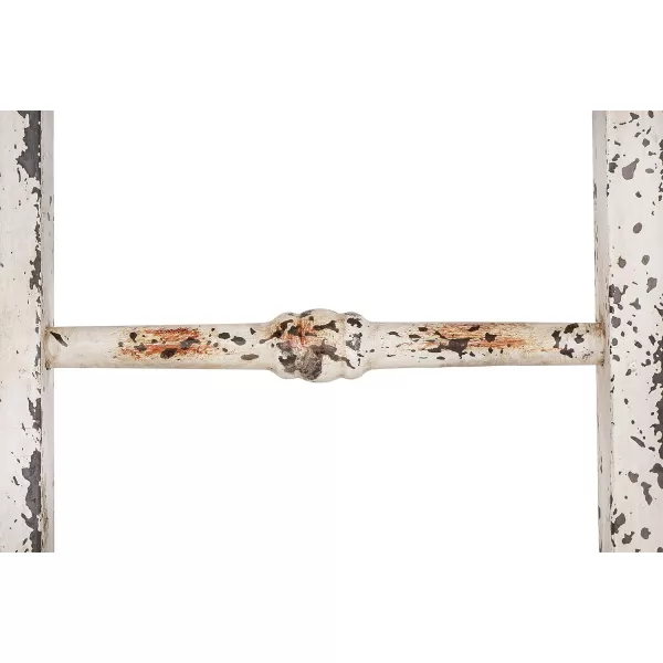 Decorative Wood LadderDistressed White