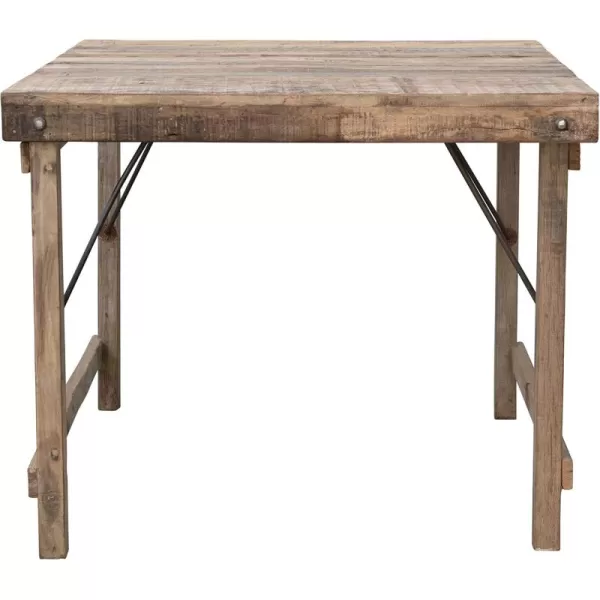 Creative CoOp Reclaimed Wood Folding Table Natural