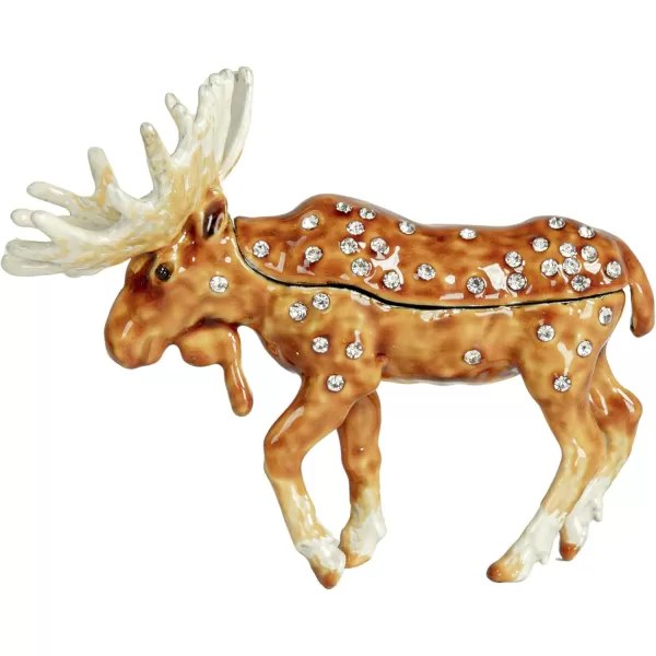 Creative CoOp Amber Jeweled Egg Trinket Box AmberMoose