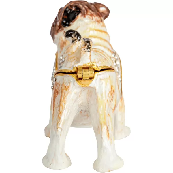Creative CoOp Amber Jeweled Egg Trinket Box AmberPug