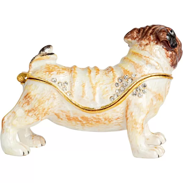 Creative CoOp Amber Jeweled Egg Trinket Box AmberPug