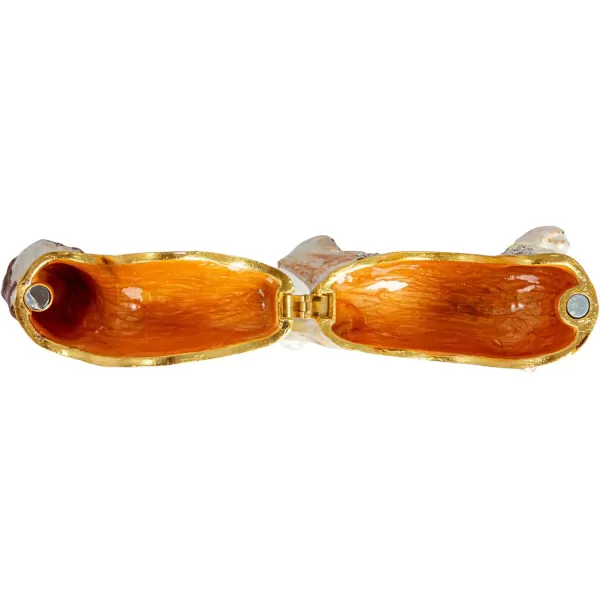 Creative CoOp Amber Jeweled Egg Trinket Box AmberPug