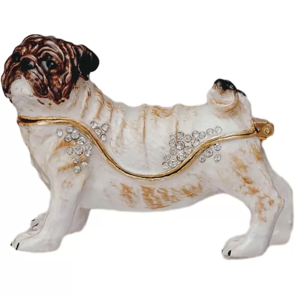 Creative CoOp Amber Jeweled Egg Trinket Box AmberPug