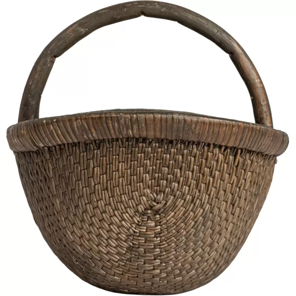Creative CoOp Antique Woven Wicker Tray Basket BrownBasket