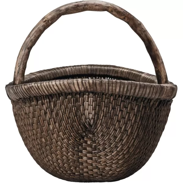 Creative CoOp Antique Woven Wicker Tray Basket BrownBasket
