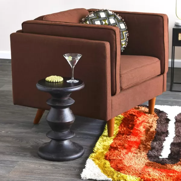 Creative CoOp Atley High Sided Armchair Sofas WheatBrown