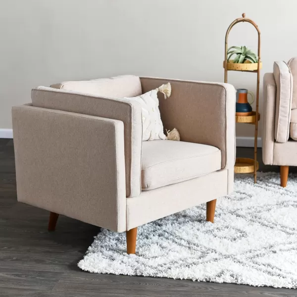 Creative CoOp Atley High Sided Armchair Sofas WheatWheat