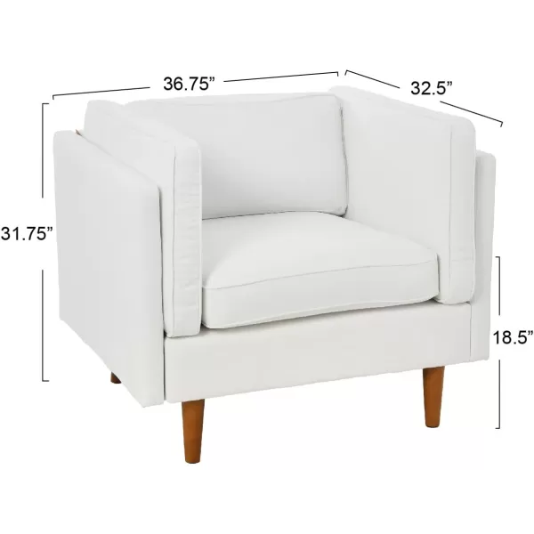 Creative CoOp Atley High Sided Armchair Sofas WheatWhite