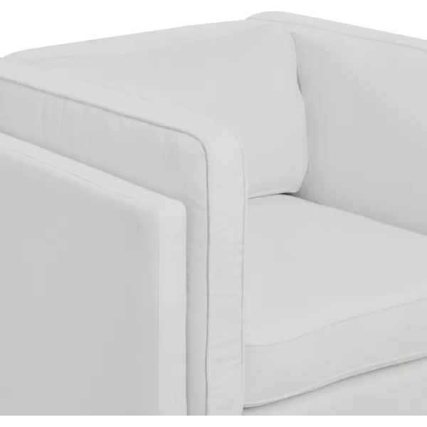 Creative CoOp Atley High Sided Armchair Sofas WheatWhite