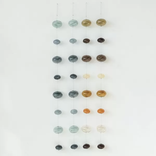 Creative CoOp Azure Bubbles HandBlown Garland BlueBlue