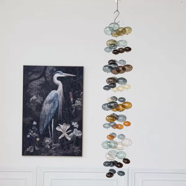 Creative CoOp Azure Bubbles HandBlown Garland BlueBrown