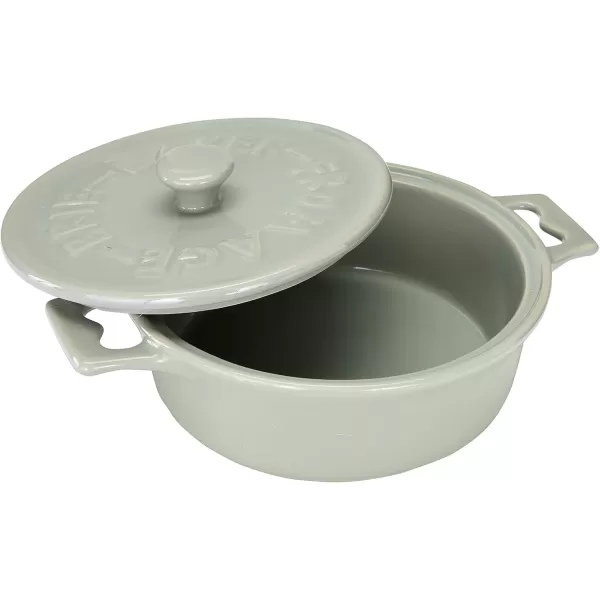 Creative CoOp Brie Bakers with Lids ampamp Wood Spreaders Set of 2 Colors