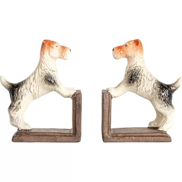 Creative CoOp Cast Metal Jack Russell Terrier Bookends Multicolor