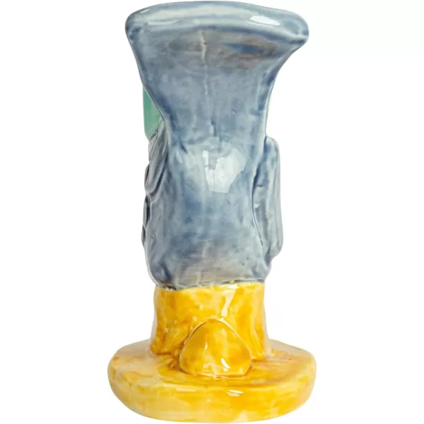 Creative CoOp Chirpy Elegance Stoneware Taper Holder Multicolor