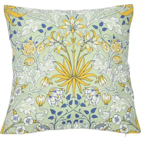 Creative CoOp Cotton Floral Pattern Pillow 16quot L x 16quot W x 2quot H MulticolorMulticolor
