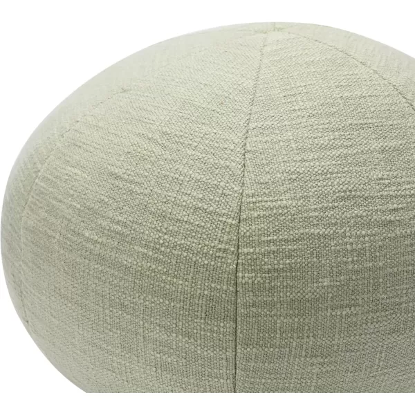 Creative CoOp Cotton Slub Orb Pillow 10quot L x 10quot W x 4quot H TangerineSage