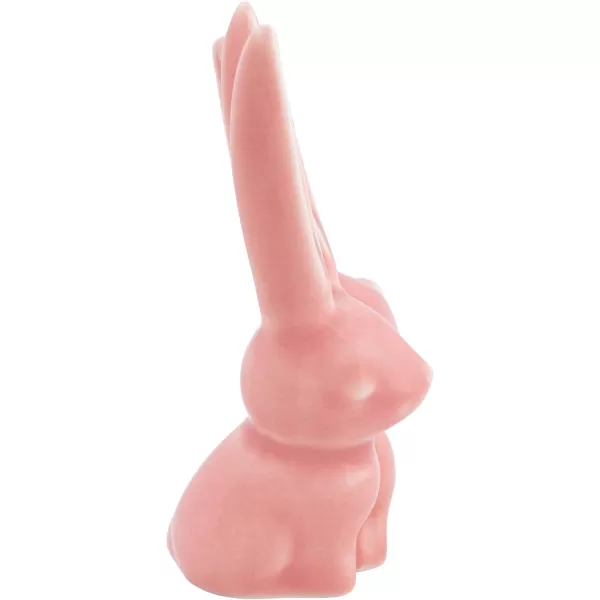 Creative CoOp Decorative Ceramic Bunny Rabbit Figurine Pink Ring HolderPink