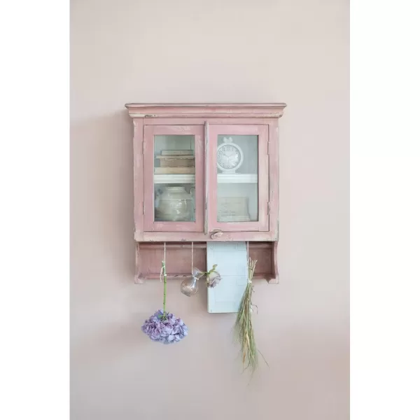 Creative CoOp Decorative Pewter Mantel Clock with Birds CreamCream