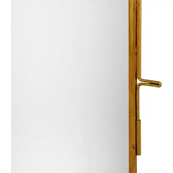 Creative CoOp Elegant Brass and Glass Arched Photo Frame Brass ColorHolds 7 x 9