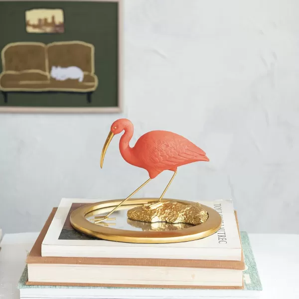 Creative CoOp Elegant Ibis Reflection Figurine Multicolor