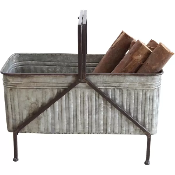 Creative CoOp Iron BucketPlanter on Stand
