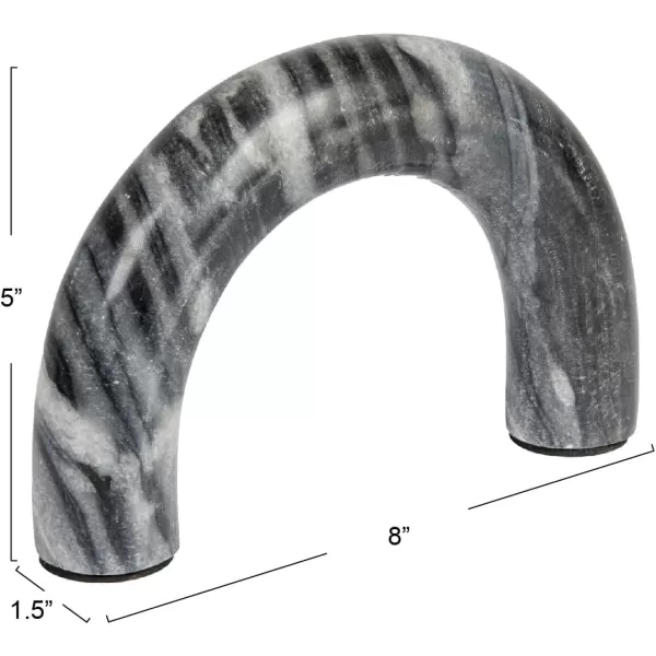 Creative CoOp Marble Arch Accent Decor GreyGray