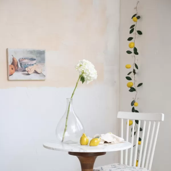 Creative CoOp Metal Garland with Lemons and Leaves MulticolorGarland