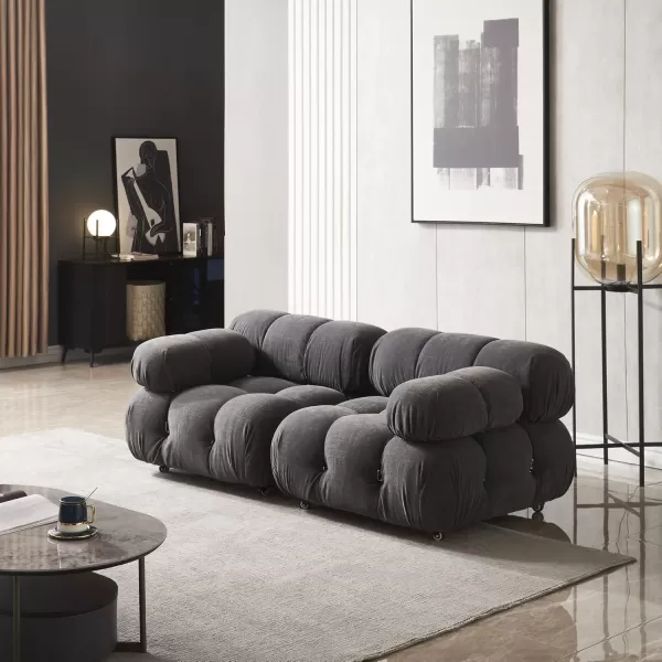 Creative CoOp Mimosa Modular Bread Sofas GreyGrey