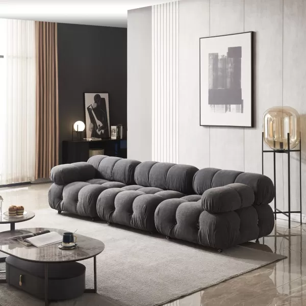 Creative CoOp Mimosa Modular Bread Sofas GreyGrey
