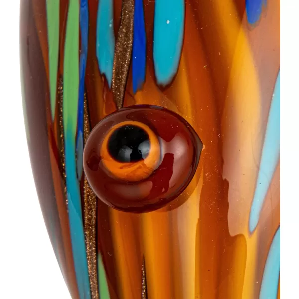 Creative CoOp Oceanic Splendor Art Glass Octopus Multicolor