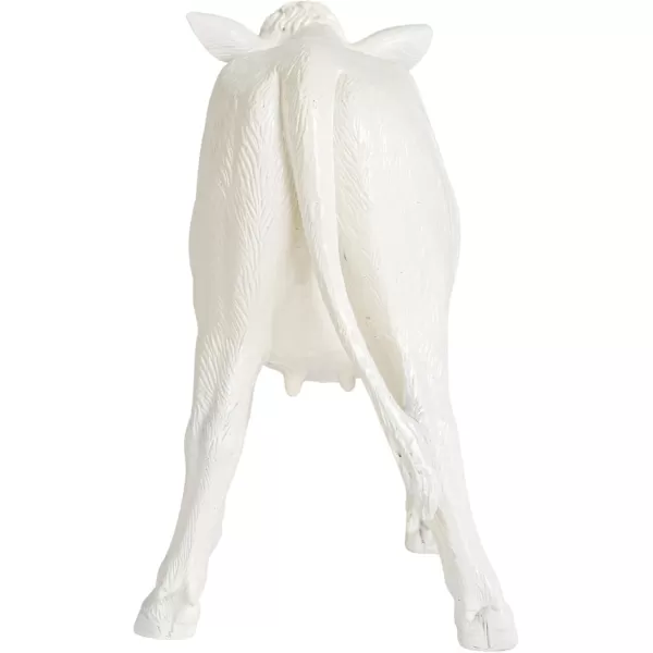 Creative CoOp Pastoral Elegance Sheep Taper Holder WhiteCow