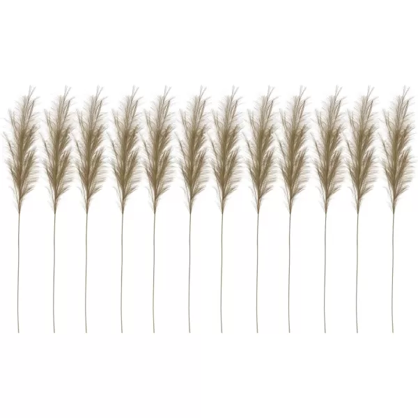 Creative CoOp Polyester Bristle Grass Branch Set of 12 Faux Botanical Wheat 12Sage