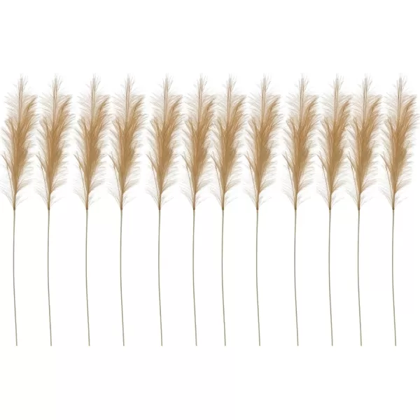 Creative CoOp Polyester Bristle Grass Branch Set of 12 Faux Botanical Wheat 12Wheat