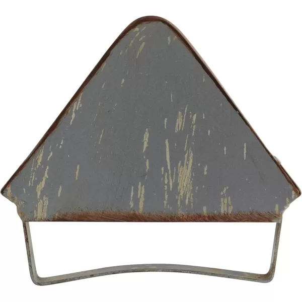 Creative CoOp Rustic Farmhouse Metal Dish Rack with 18 Slots Zinc FinishZinc Finish