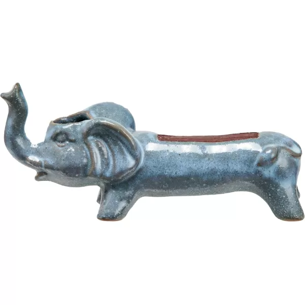 Creative CoOp Stoneware Elephant Match Holder GreyElephant