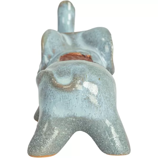 Creative CoOp Stoneware Elephant Match Holder GreyElephant