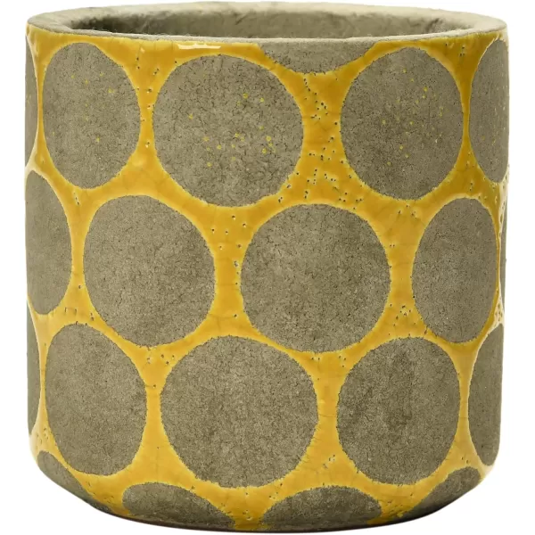 Creative CoOp TerraCotta Planter with Wax Relief DotsPrimary