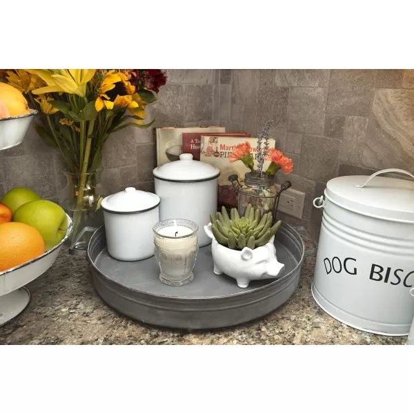 Creative CoOp White Ceramic Pig Shaped Bowl725L x 45W x 35H