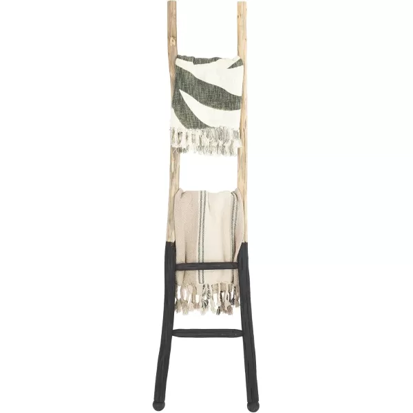 Creative Coop EC0244 Dipped Decorative Wood Ladder BlackBlack