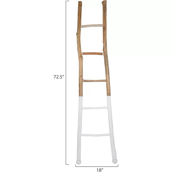 Creative Coop EC0244 Dipped Decorative Wood Ladder BlackWhite