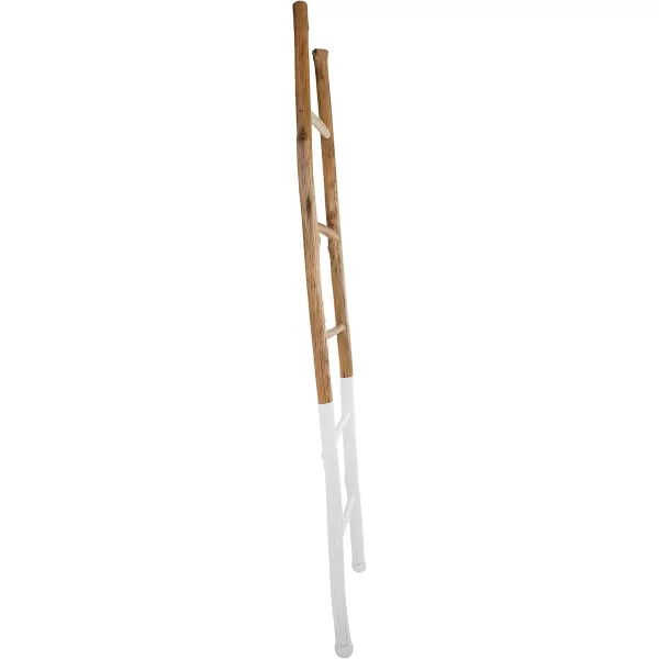 Creative Coop EC0244 Dipped Decorative Wood Ladder BlackWhite