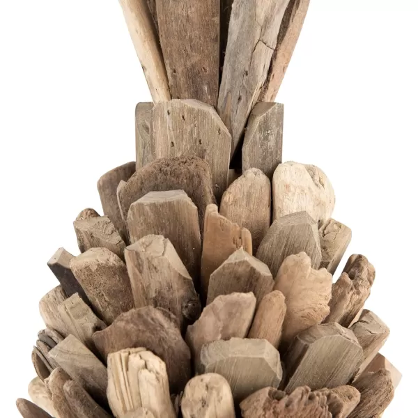 Creative Coop Pure Driftwood Pineapple Decoration Brown